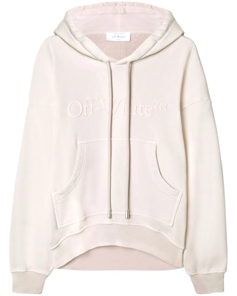 OFF-WHITE Laundry Hoodie mit Logo-Stickerei - Rosa Rosa