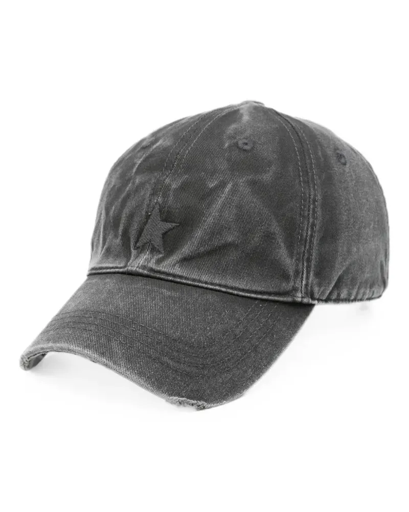 Golden Goose Journey star-embroidered baseball cap - Grau Grau