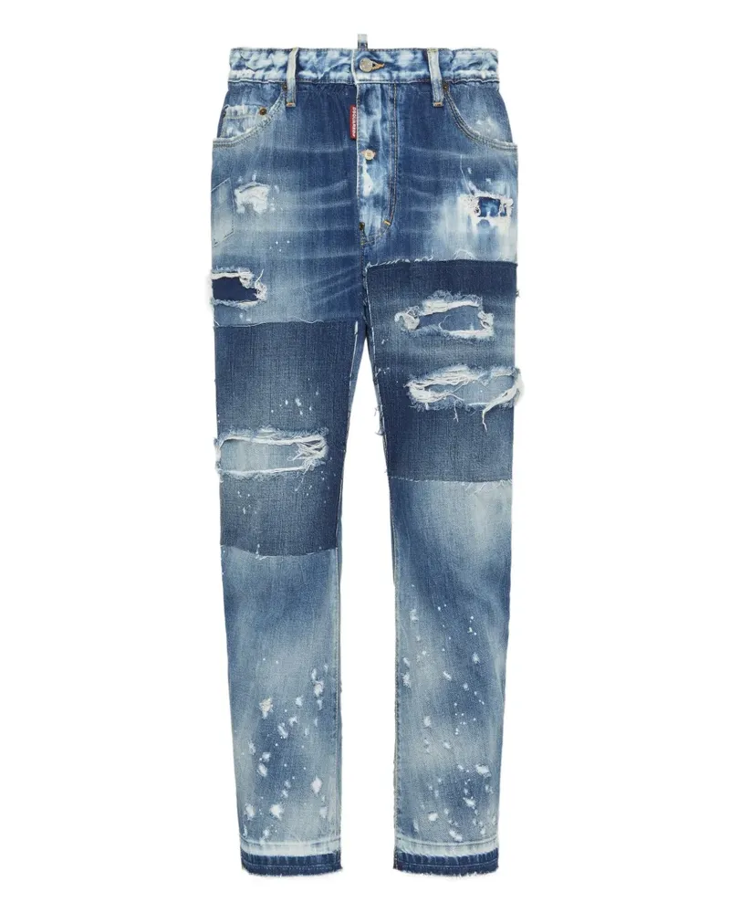 Dsquared2 Jeans im Distressed-Look - Blau Blau