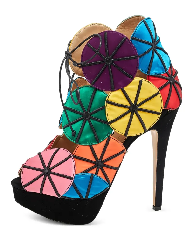Charlotte Olympia Parasol Plateau-Sandalen - Mehrfarbig Mehrfarbig