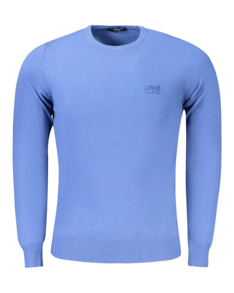 Roberto Cavalli crew-neck cotton sweater - Blau Blau