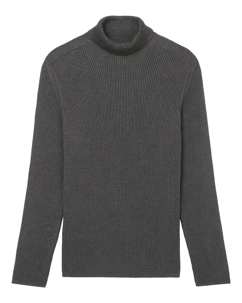 Marc O'Polo Gerippter Rollkragenpullover - Grau Grau