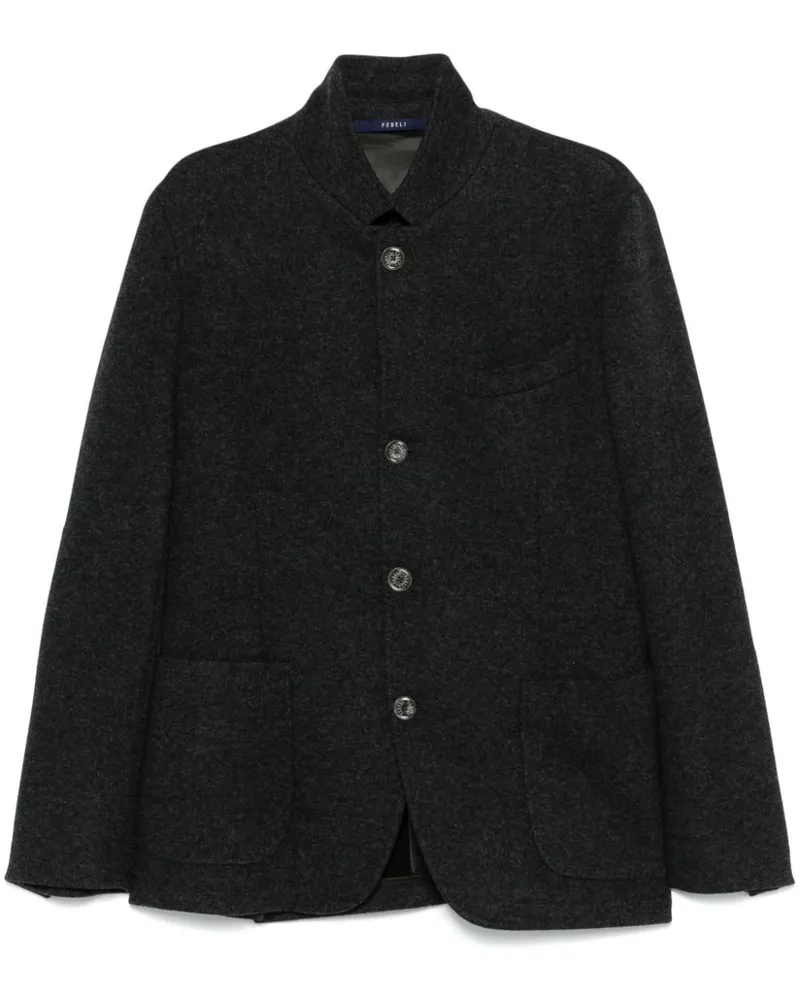 Fedeli Damon Doppeljacke aus Kaschmir - Grau Grau