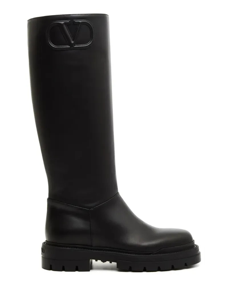 Valentino Garavani Fill Me calfskin boots 40mm - Schwarz Schwarz