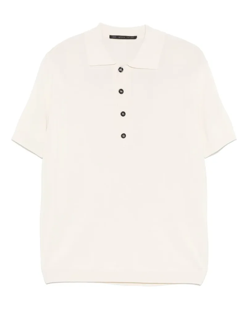 Low Brand Gestricktes Poloshirt - Nude Nude