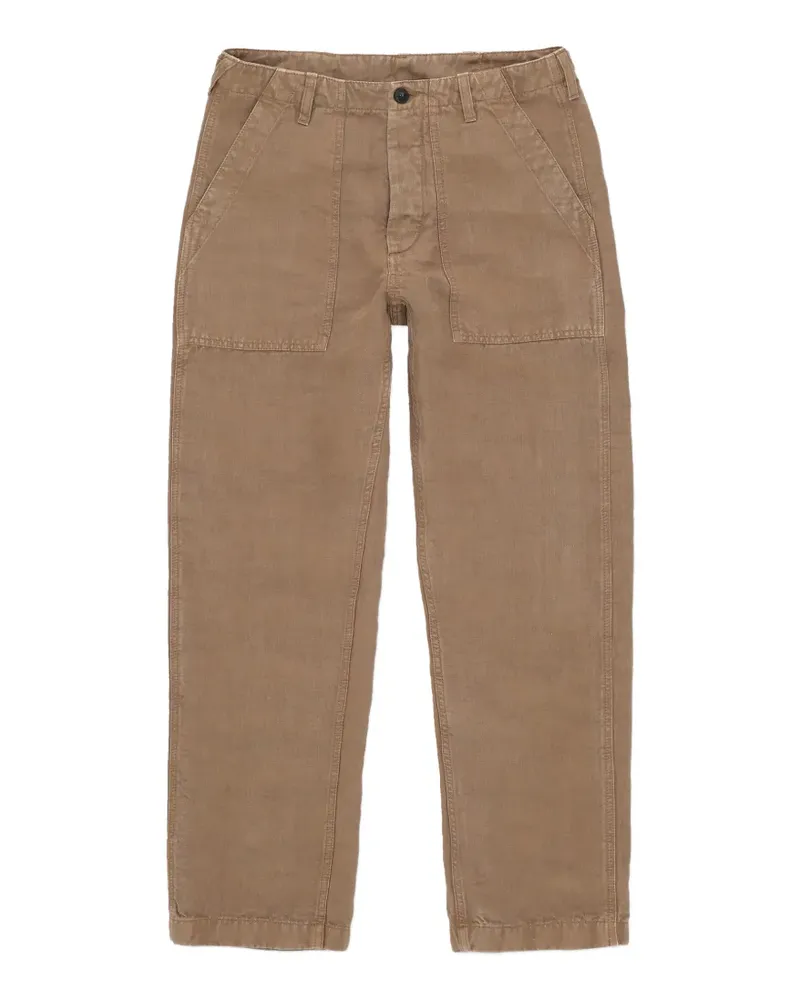 Fortela Newfatigue patch-pocket trousers - Braun Braun