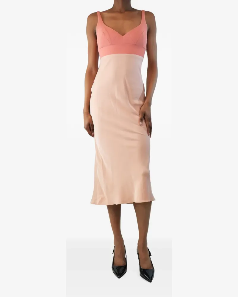 TOME tonal midi dress - Rosa Rosa