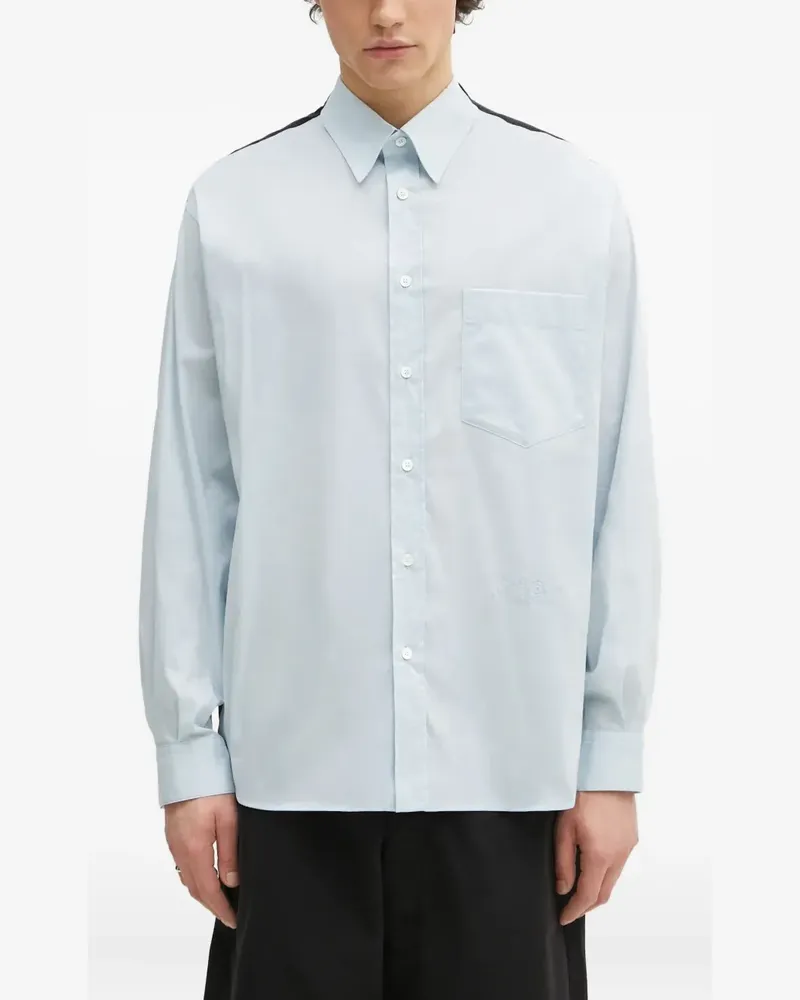 Maison Margiela Hemd mit Kettendetail - Blau Blau