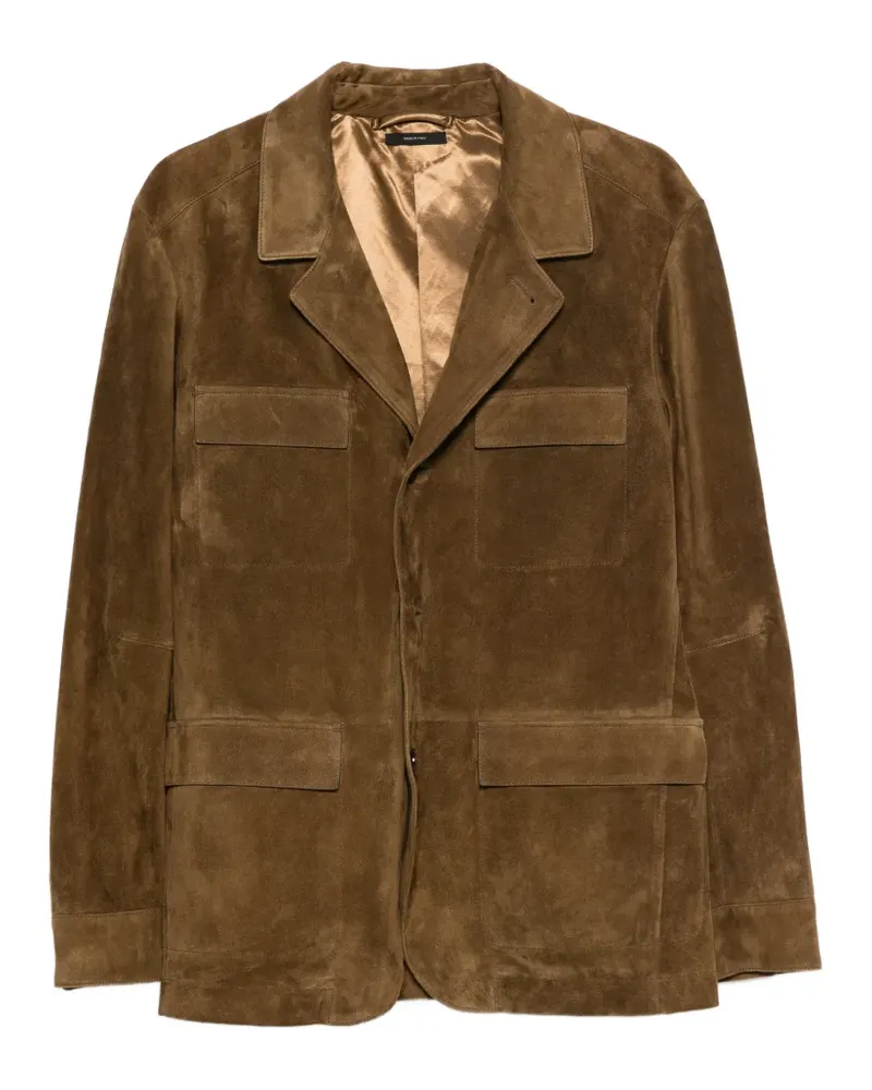 Tom Ford suede military jacket - Braun Braun