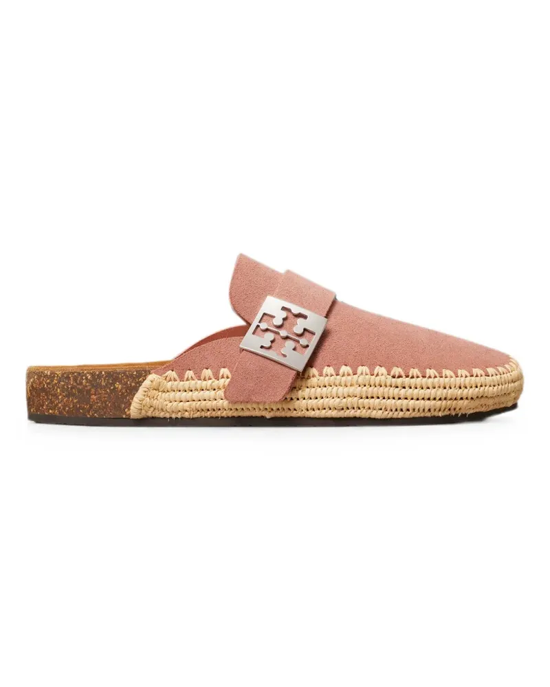 Tory Burch Mellow raffia mules - Rosa Rosa