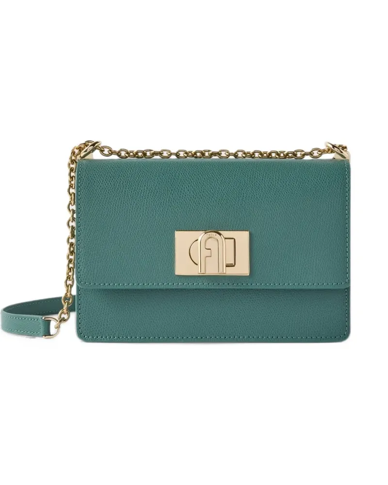 Furla Mini 1927 Tasche aus gekörntem Leder - Grün Grün