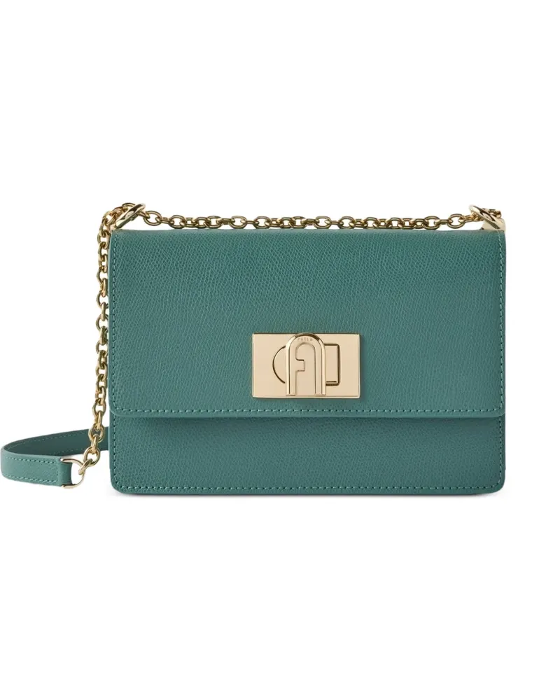 Furla Mini 1927 Tasche aus gekörntem Leder - Grün Grün