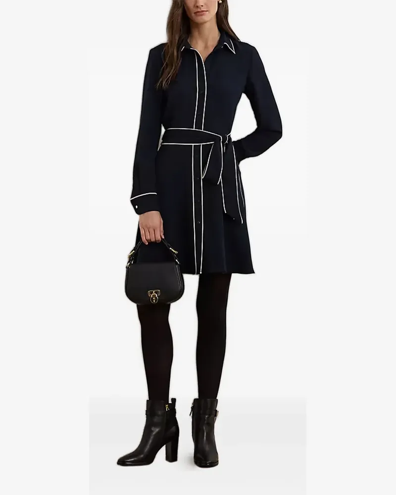 Ralph Lauren Hemdkleid mit Gürtel - Blau Blau