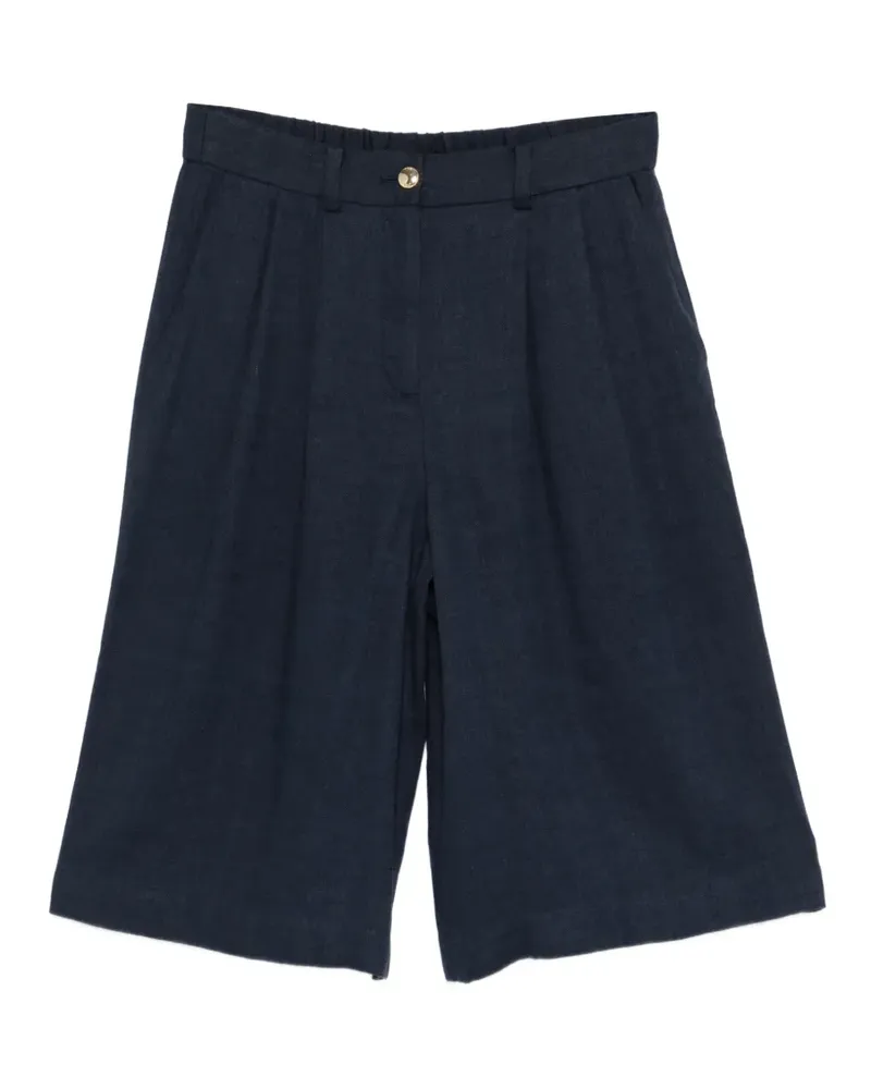 Maje pleated shorts - Blau Blau