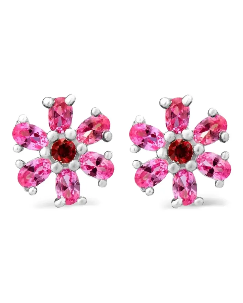 BLEUE BURNHAM Mini Blossom Ohrstecker - Silber Silber