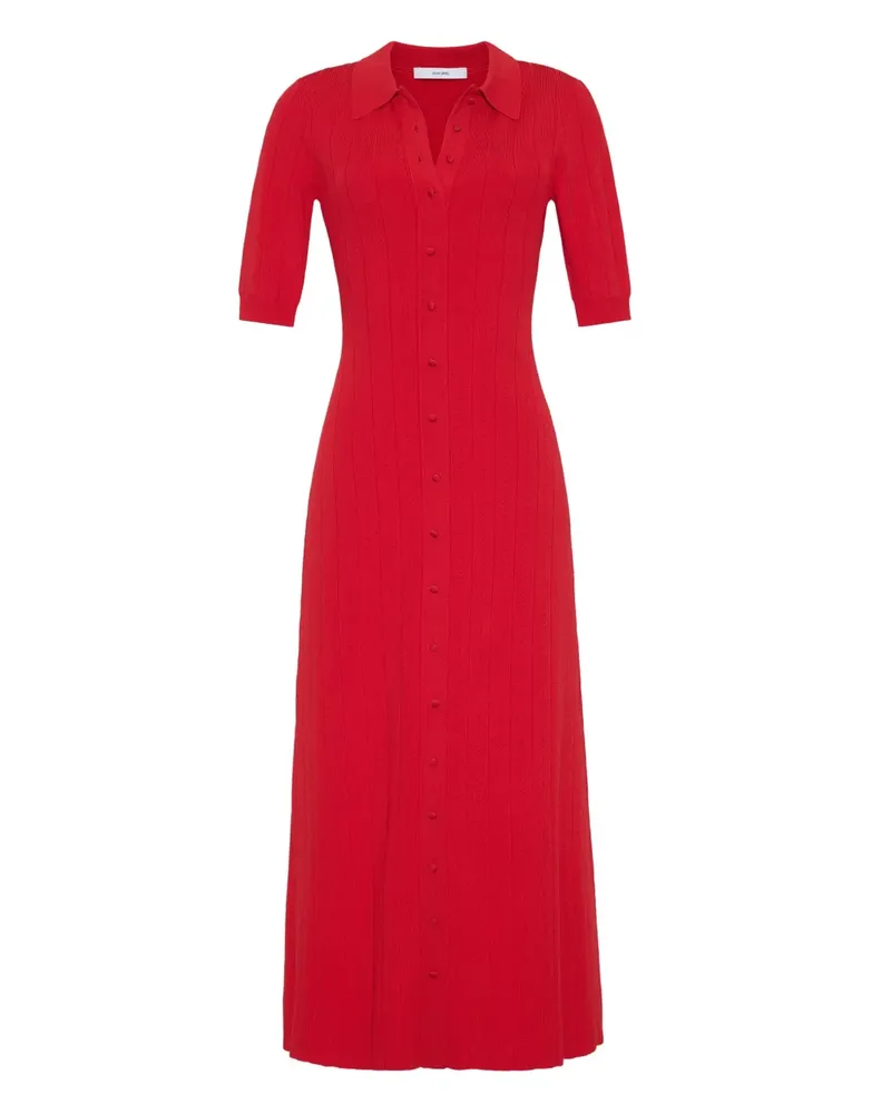 Adam Lippes Fenwick Midikleid - Rot Rot
