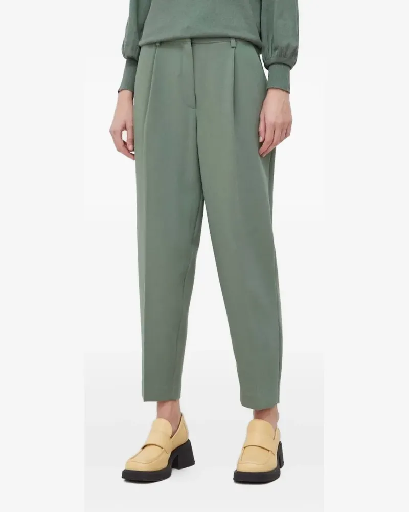 BRUUNS BAZAAR Hose mit Falten - Grün Grün