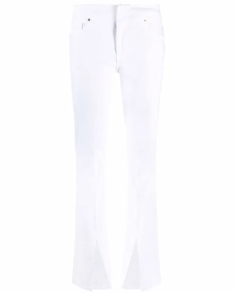 Frame Denim Ausgestellte Jeans mit Schlitz - Weiß Weiß