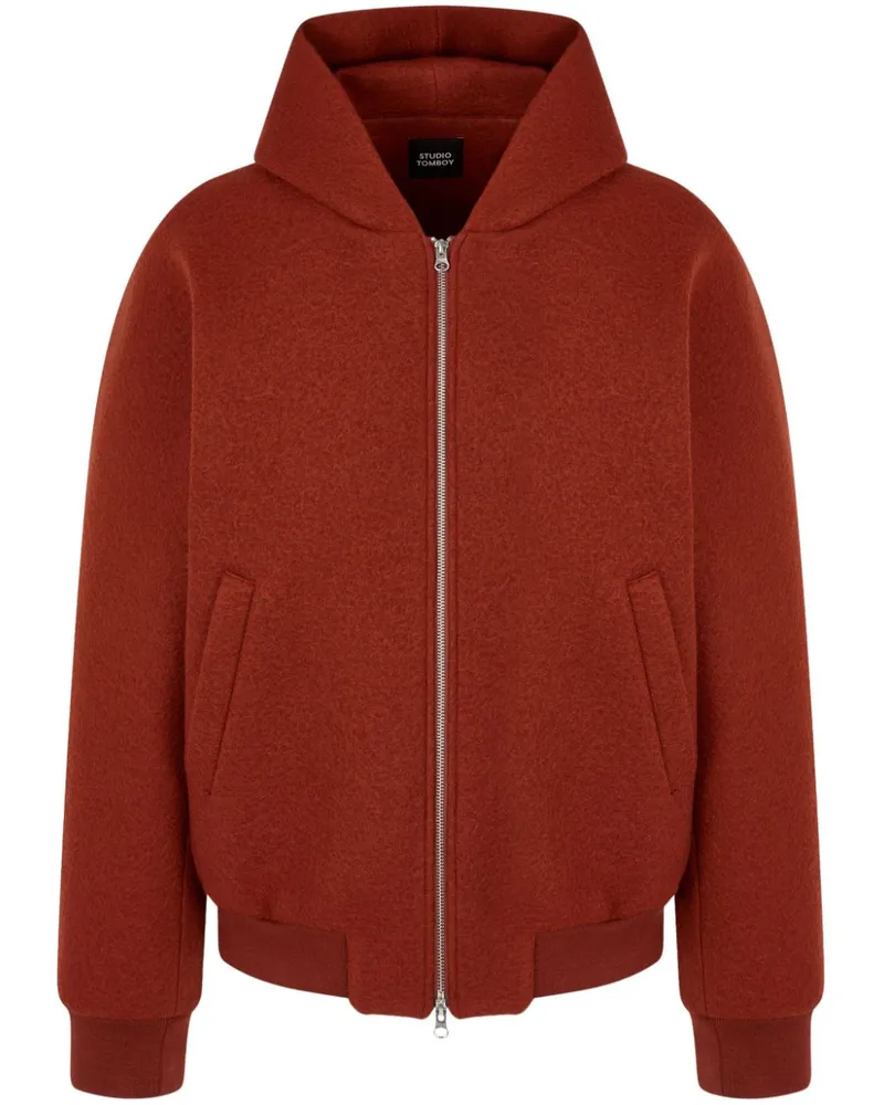 STUDIO TOMBOY Neopren-Jacke mit Reißverschluss - Orange Orange