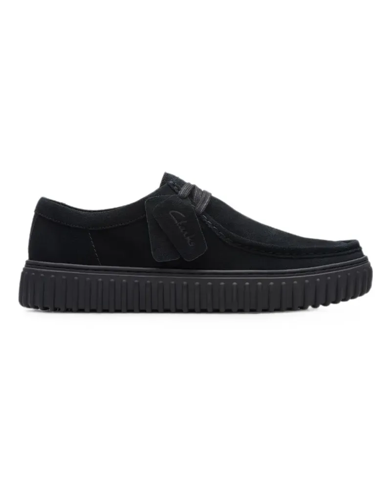 Clarks Torhill Lo suede Derby shoes - Schwarz Schwarz