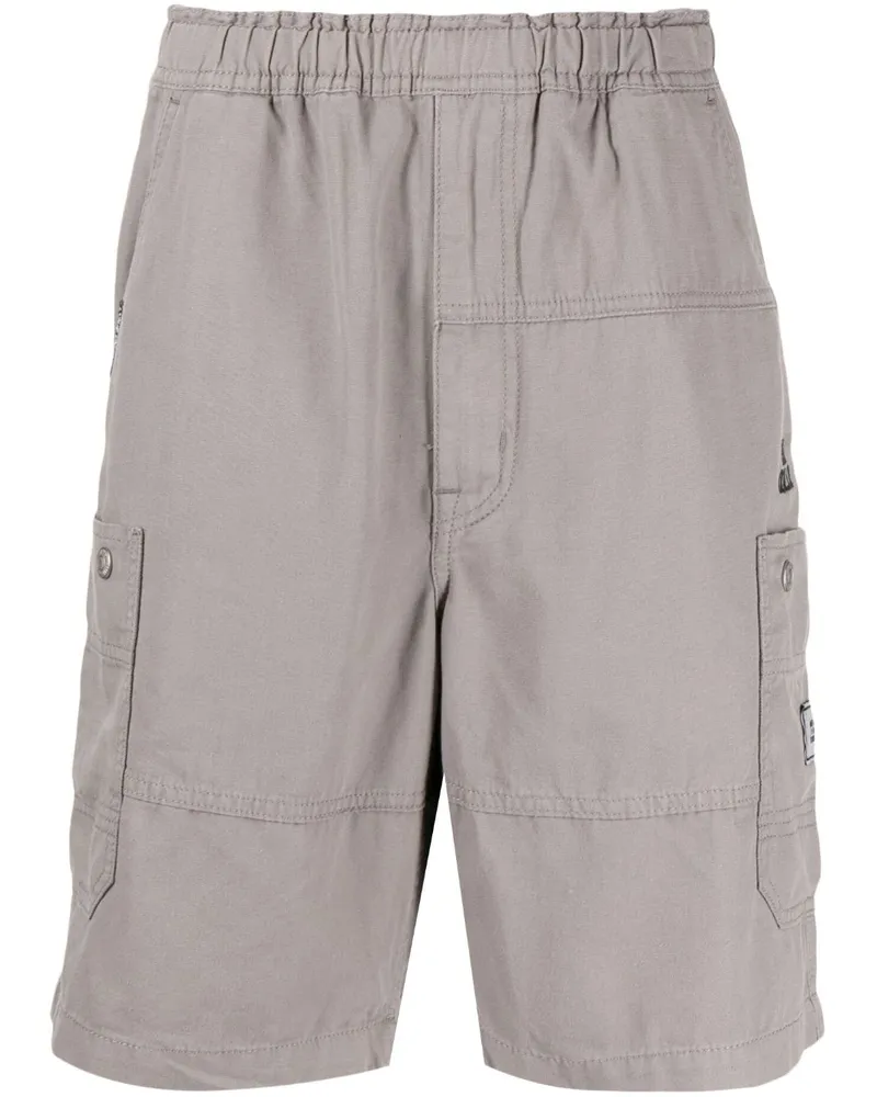 Izzue Shorts mit aufgesetzten Taschen Grau