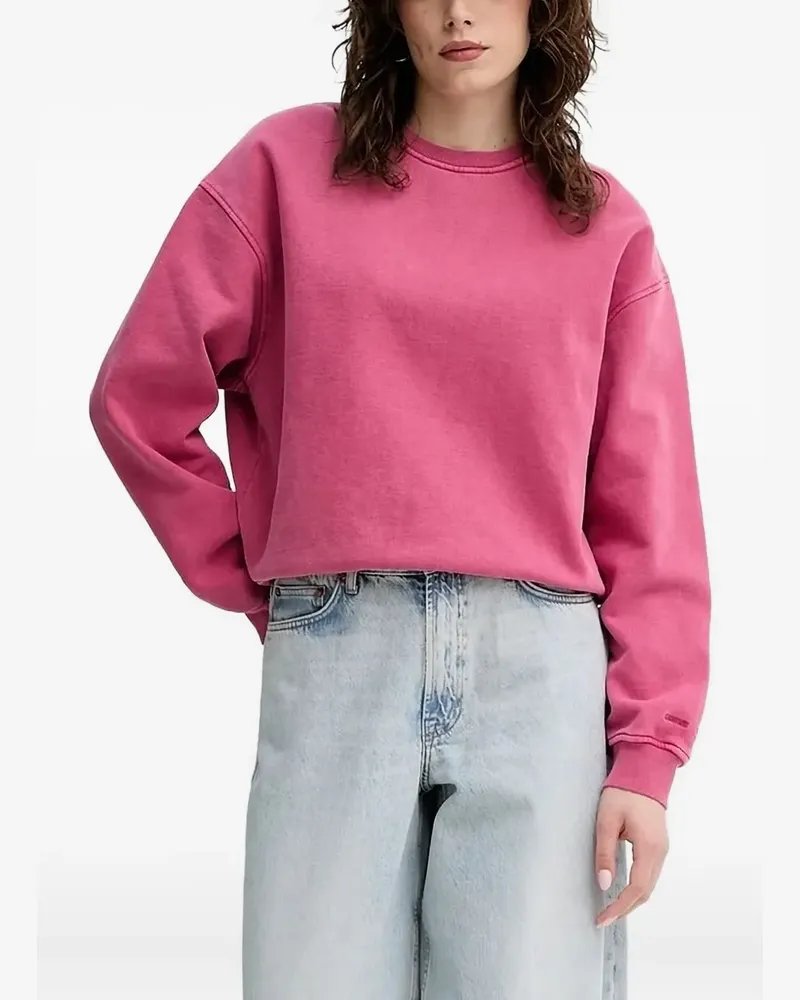 Samsøe & Samsøe Sweatshirt mit Rundhalsausschnitt - Rosa Rosa
