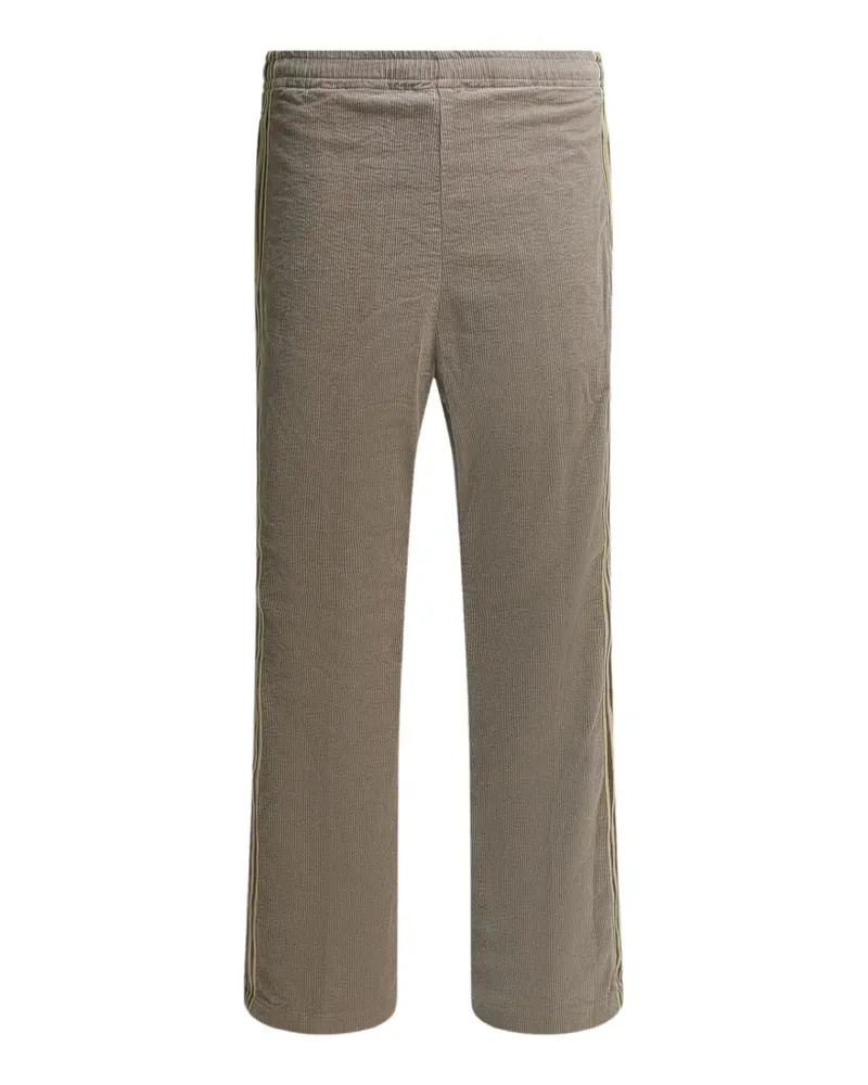 KAPITAL Gestreifte Hose mit Applikation - Grau Grau