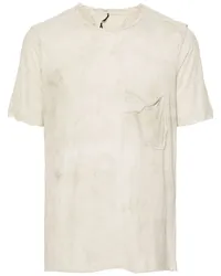 Masnada T-Shirt im Distressed-Look Nude