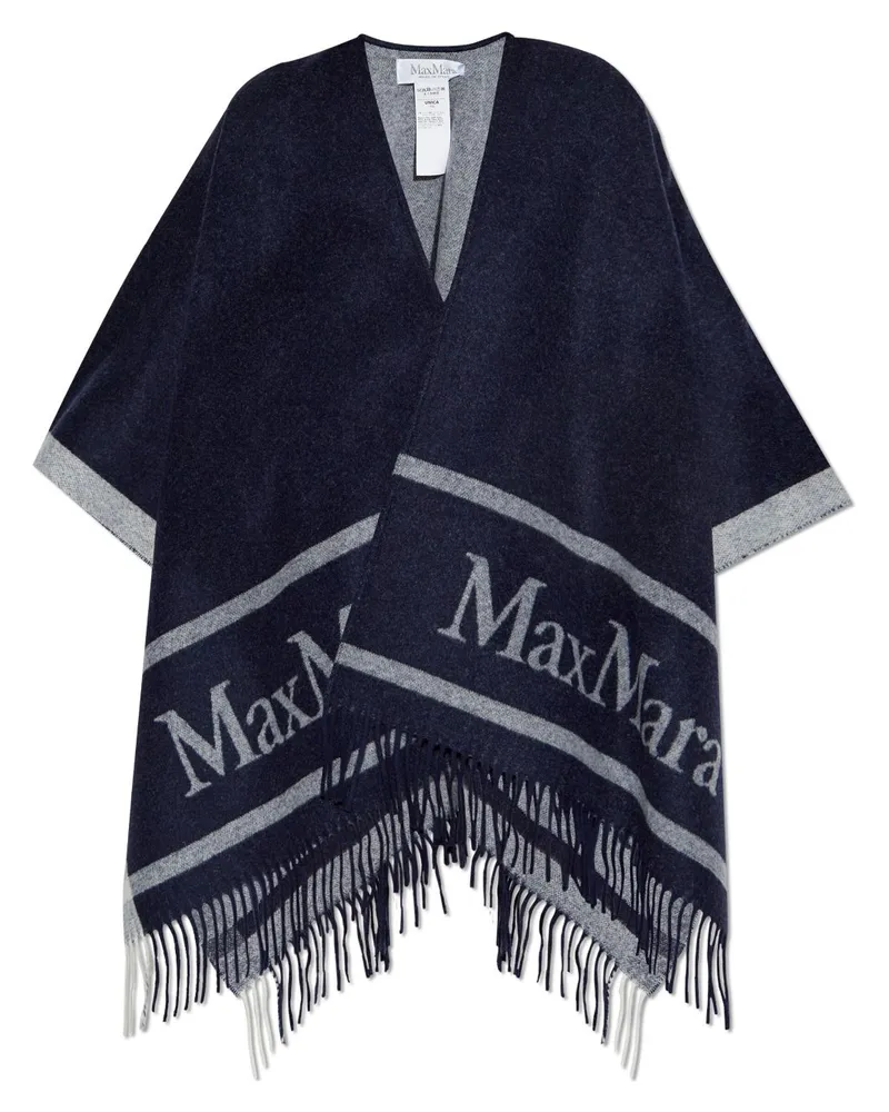 Max Mara Hilde Cape - Blau Blau