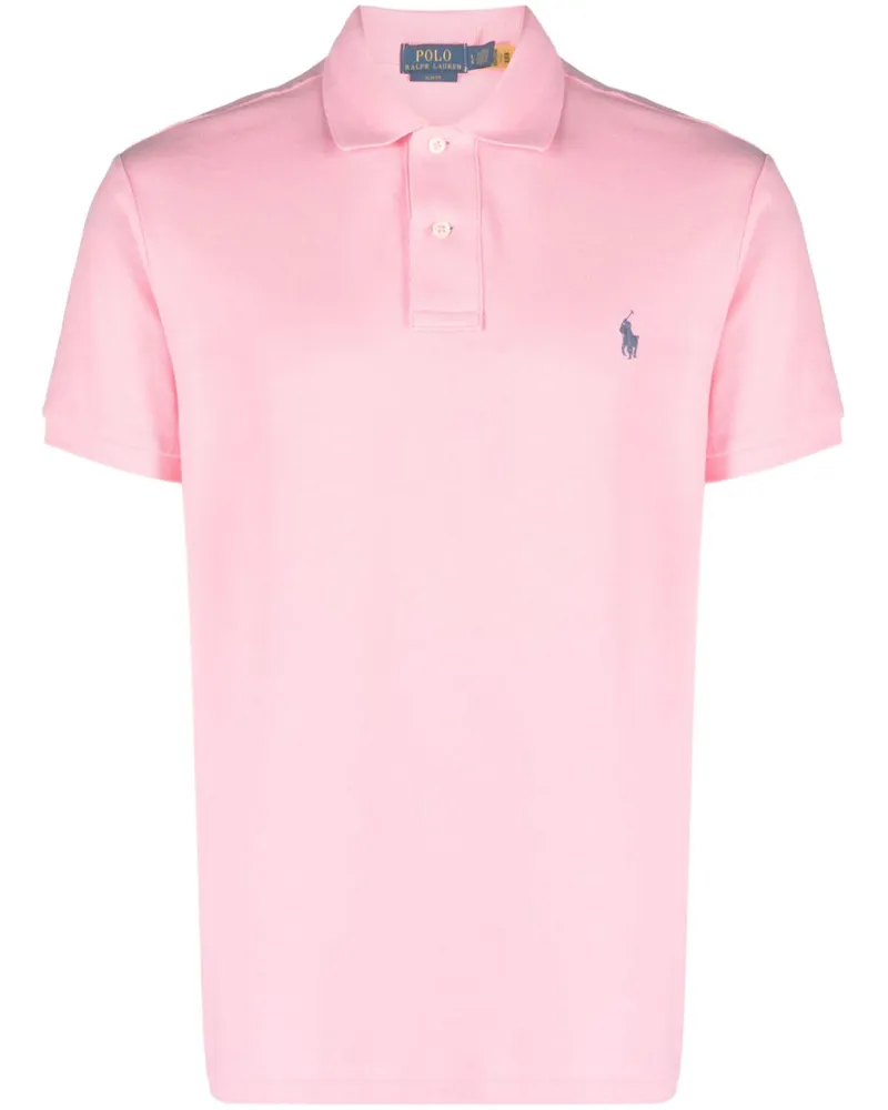 Ralph Lauren Poloshirt mit Logo-Stickerei - Rosa Rosa