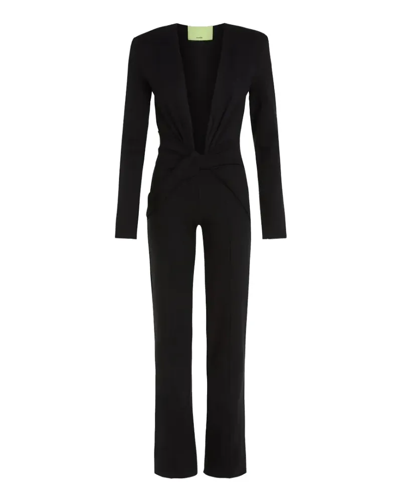 GAUGE81 Phil Jumpsuit mit Raffungen - Schwarz Schwarz