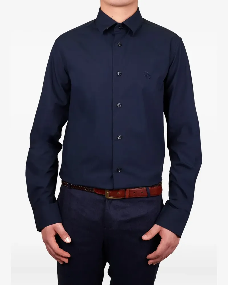 Roberto Cavalli Langärmeliges Hemd - Blau Blau