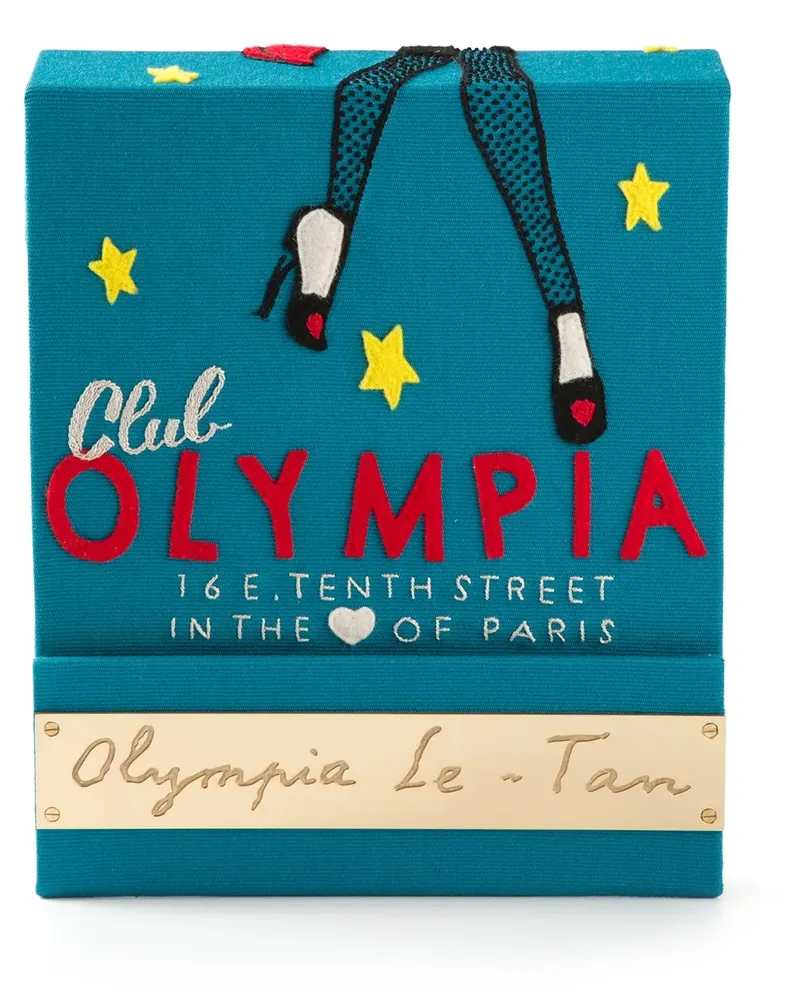 Olympia Le-Tan Kastige Clutch - Blau Blau