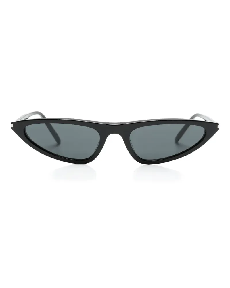 Saint Laurent Sonnenbrille mit Cat-Eye-Gestell - Schwarz Schwarz