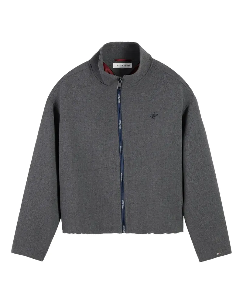 Tommy Hilfiger Bomberjacke mit Stehkragen - Grau Grau