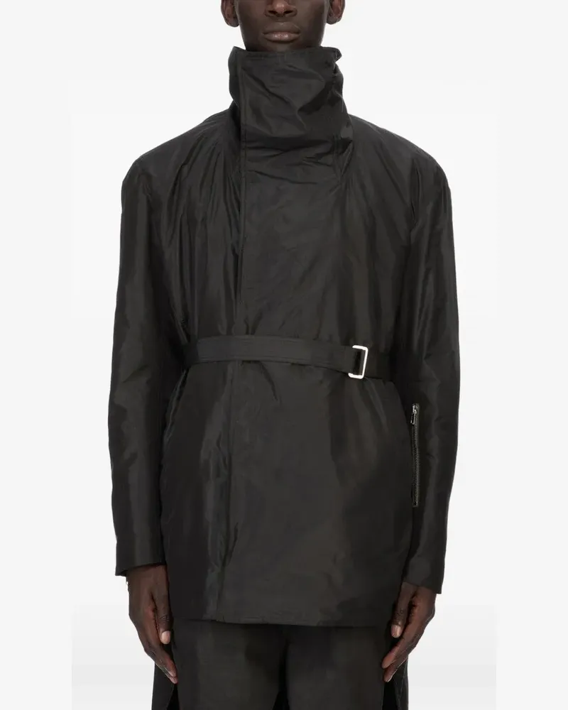Rick Owens Dracucaban Jacke aus Seide - Schwarz Schwarz
