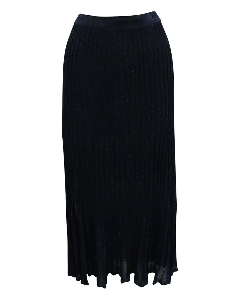 Sandro pleated midi skirt - Blau Blau