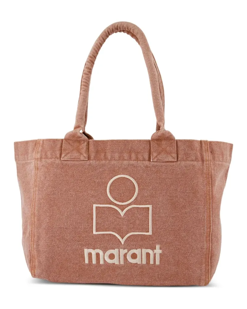 Isabel Marant Yenky Tote Bag mit Logo-Stickerei - Braun Braun