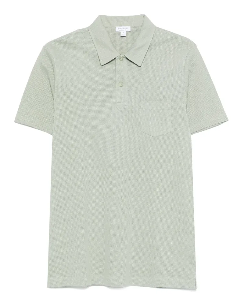 Sunspel Riviera Poloshirt - Grün Grün
