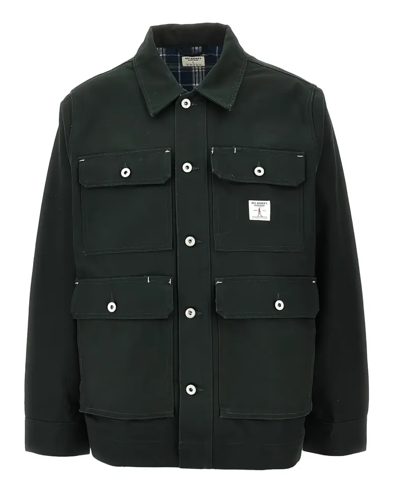 Roy Roger's Jacke mit Logo-Patch - Grün Grün