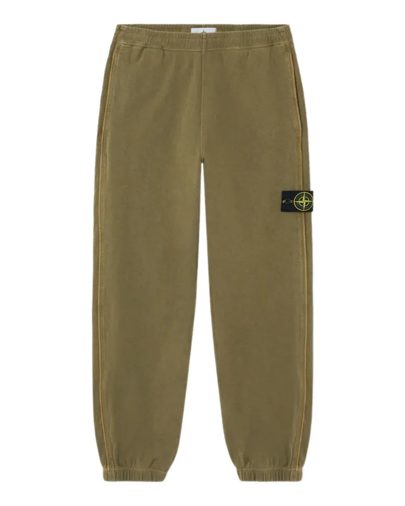 Stone Island Jogginghose mit Kompass-Patch - Grün Grün