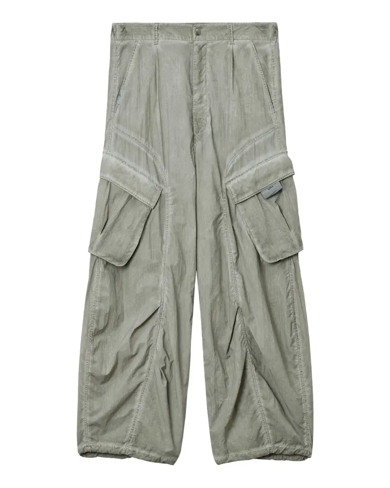 Izzue Cargohose mit weitem Bein - Grün Grün