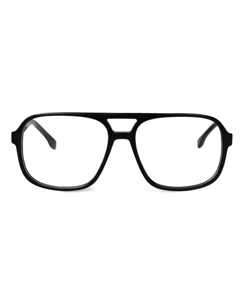 HUGO BOSS browline glasses - Schwarz Schwarz