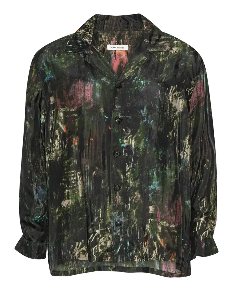 Henrik Vibskov Artist long-sleeved shirt - Grün Grün