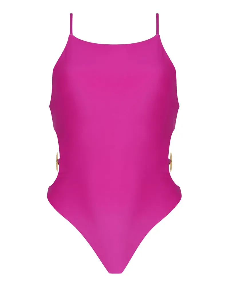 Amir Slama x Tati Barbieri Seestern-Badeanzug mit Cut-Out - Rosa Rosa