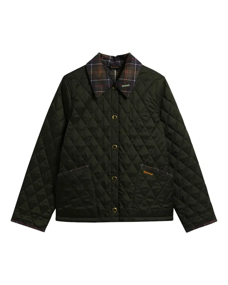 Barbour Icons Jacke mit Rautensteppung - Grün Grün