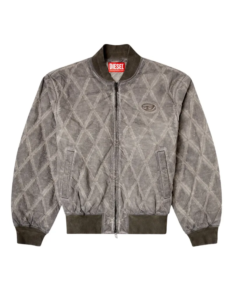 Diesel J-Type-Treat bomber jacket - Grau Grau
