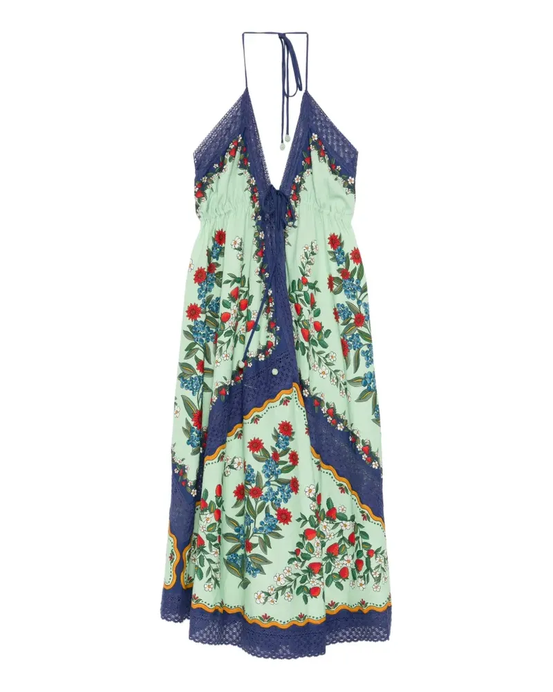 FARM Rio Fruit Beauty Maxikleid - Blau Blau