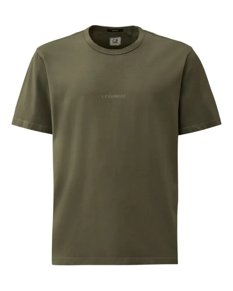 C.P. Company T-Shirt mit Logo-Print - Grün Grün