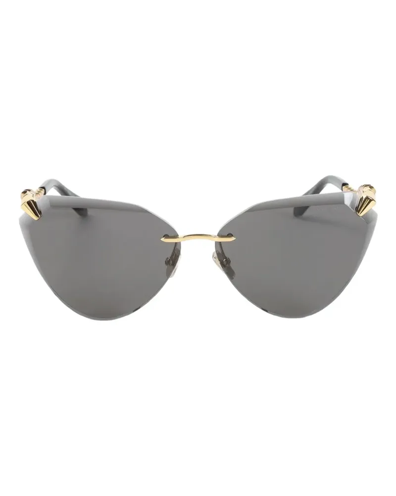 Bulgari Serpenti Cat-Eye-Sonnenbrille - Gold Gold